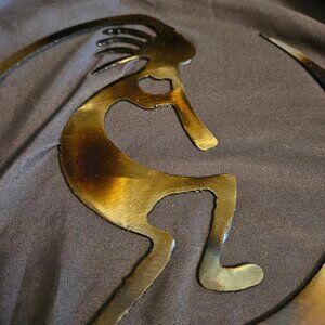 Brass Kokopelli Wall Art (item #2720)